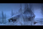 Casa amanhece coberta de neve